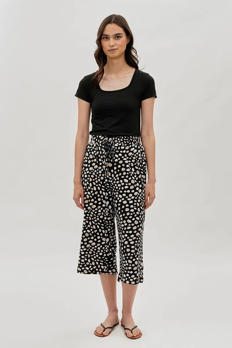 International INC Company Dotted Cropped Pants - Black sold by Fairweather product image thumbnail 5