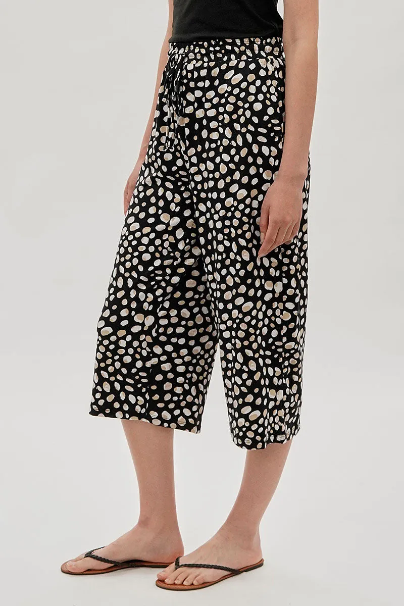 International INC Company Dotted Cropped Pants - Black sold by Fairweather product image thumbnail 2