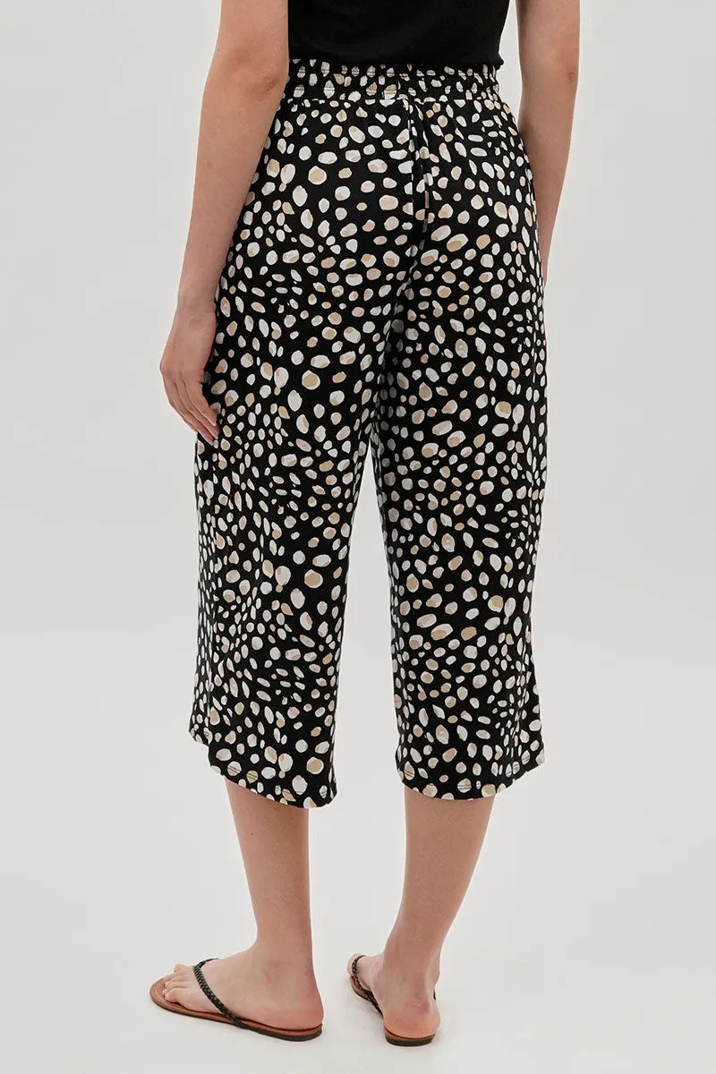 International INC Company Dotted Cropped Pants - Black sold by Fairweather product image thumbnail 3