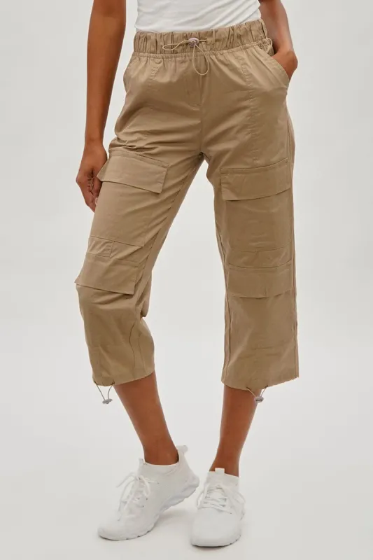 International INC Company Utility Cargo Capris - Beige sold by Fairweather