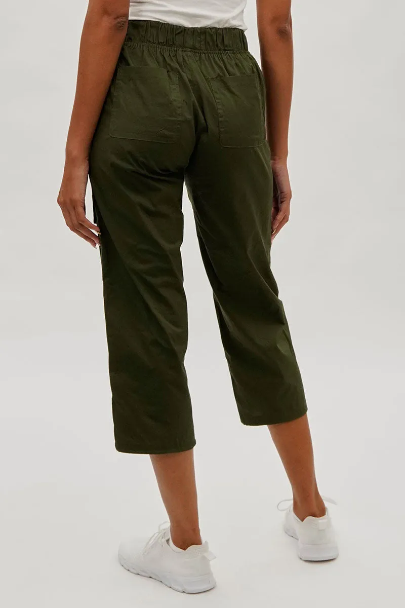 International INC Company Utility Cargo Capris - Olive sold by Fairweather product image thumbnail 3