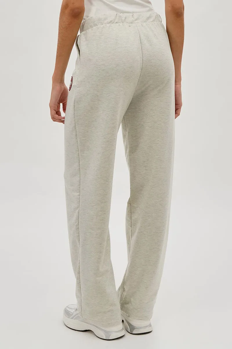Fahrenheit Wide Leg Drawstring Sweatpants - Cream sold by Fairweather product image thumbnail 3