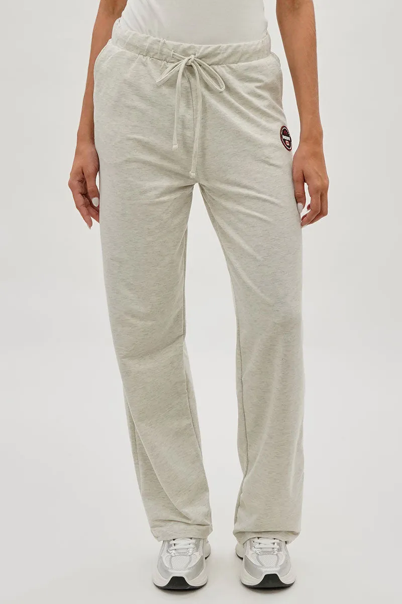 Fahrenheit Wide Leg Drawstring Sweatpants - Cream sold by Fairweather