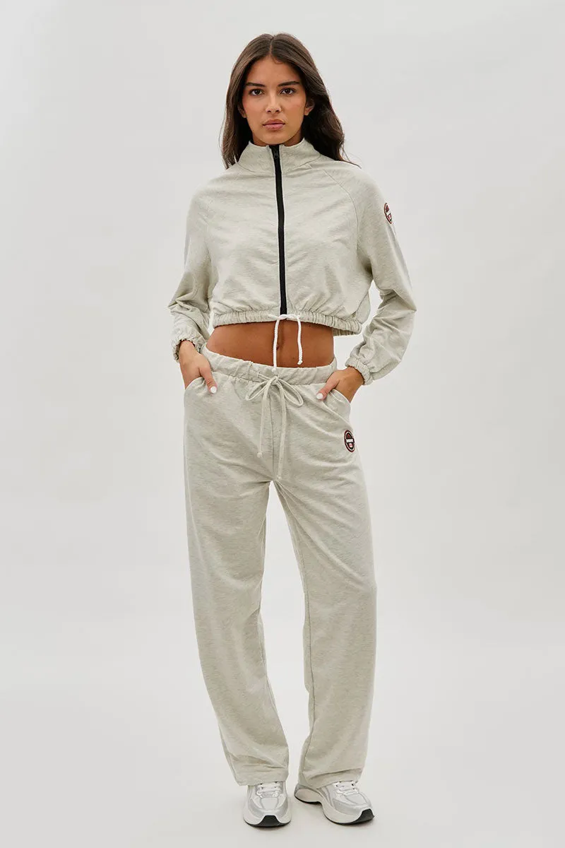 Fahrenheit Wide Leg Drawstring Sweatpants - Cream sold by Fairweather product image thumbnail 5
