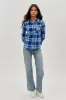 Canada Weather Gear Button Up Flannel Shirt - Blue sold by Fairweather