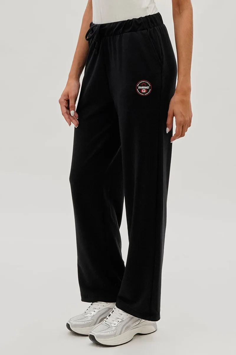 Wide Leg Drawstring Sweatpants - Black sold by Fairweather product image thumbnail 2