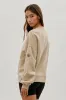 Fahrenheit Drop Shoulder Kangaroo Pocket Sweatshirt - Beige sold by Fairweather
