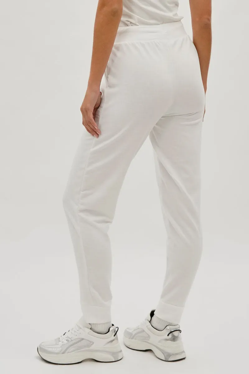 Fahrenheit Drawstring Sweatpants - White sold by Fairweather product image thumbnail 3