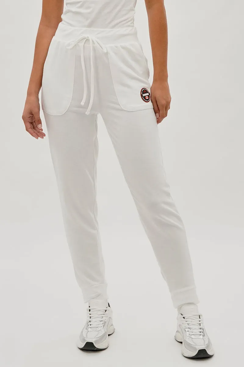 Fahrenheit Drawstring Sweatpants - White sold by Fairweather