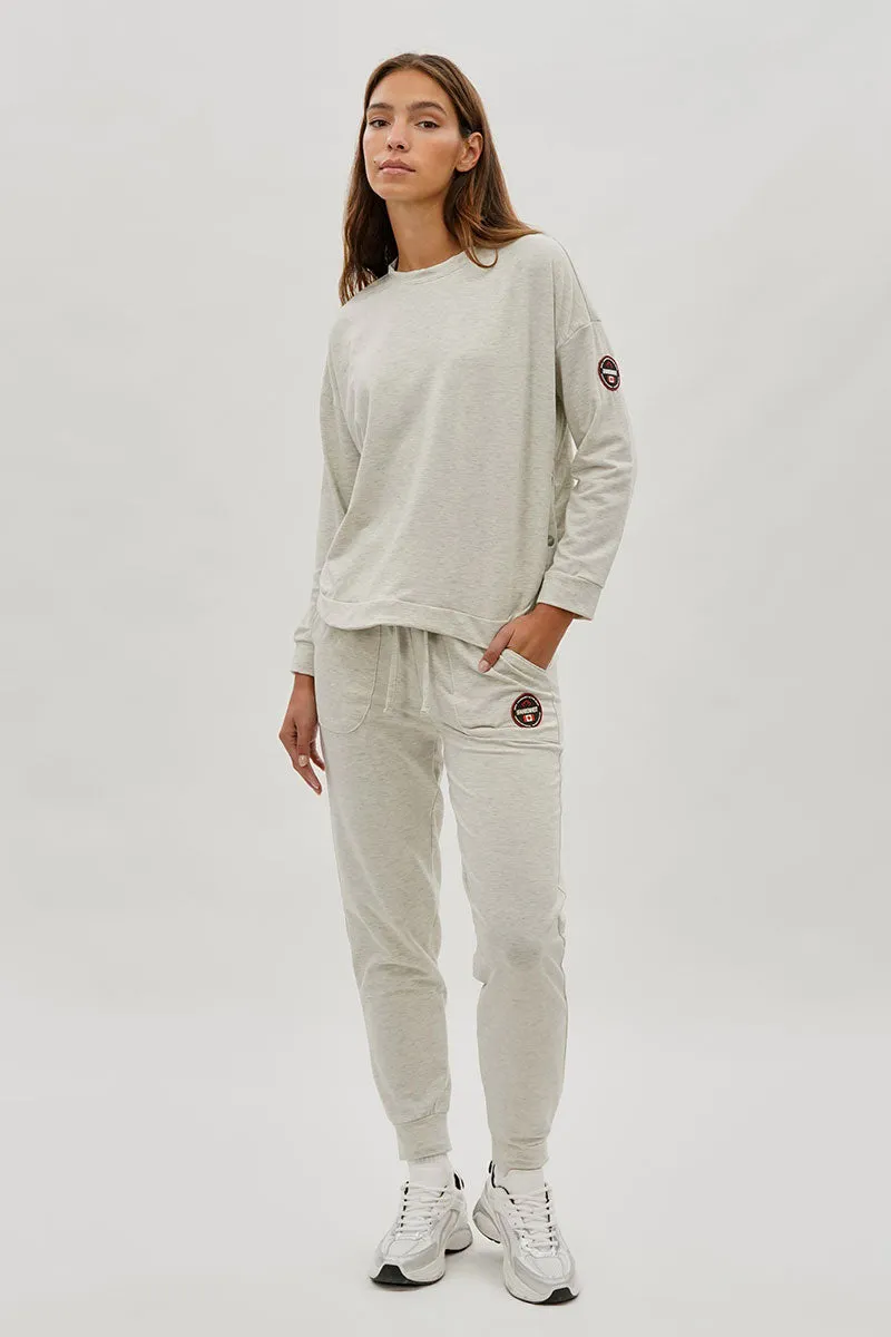 Fahrenheit Drop Shoulder Side Button Detail Pullover Sweater - Cream sold by Fairweather product image thumbnail 5