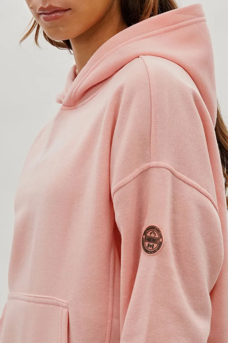 Fahrenheit Drop Shoulder Pullover Hoodie - Pink sold by Fairweather product image thumbnail 4