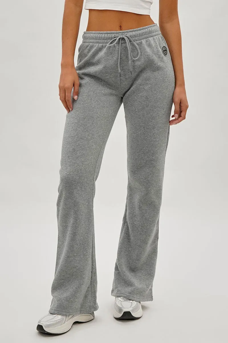 Fahrenheit Wide Leg Drawstring Sweatpants - Grey sold by Fairweather