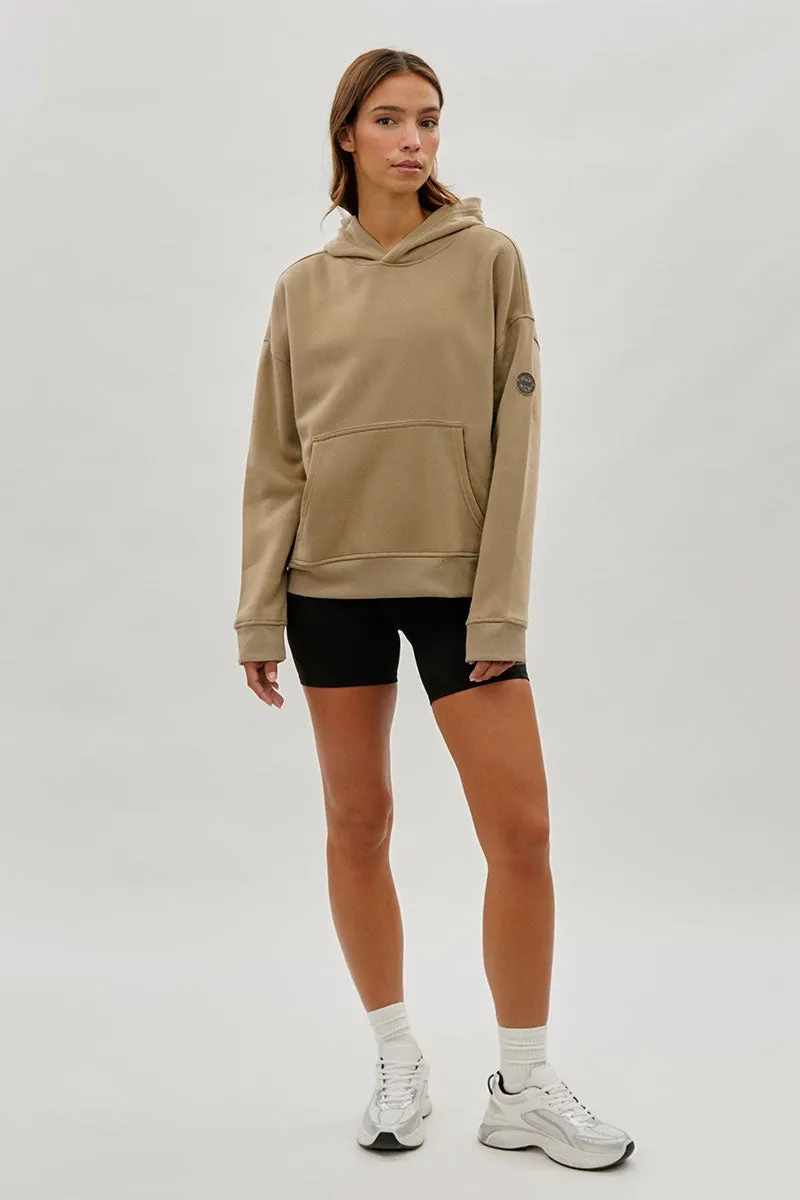 Fahrenheit Drop Shoulder Pullover Hoodie - Camel sold by Fairweather product image thumbnail 5
