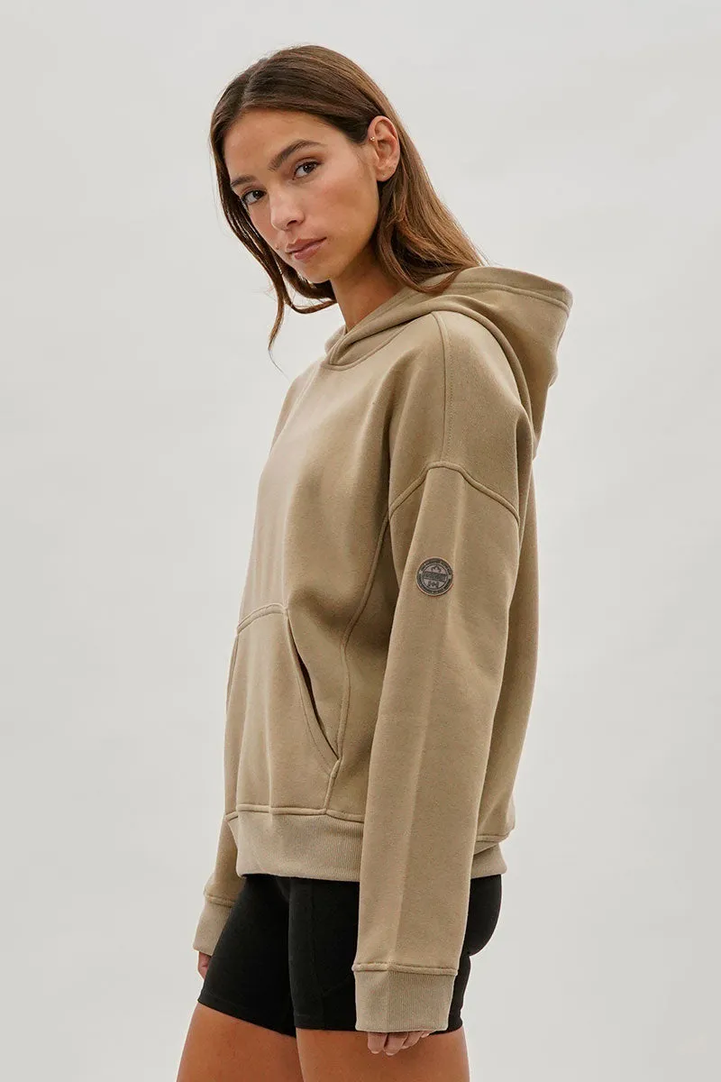 Fahrenheit Drop Shoulder Pullover Hoodie - Camel sold by Fairweather product image thumbnail 2