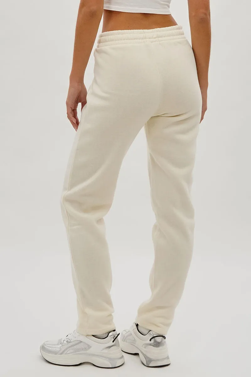 Fahrenheit Fleece Straight Leg Jogger Sweatpants - Cream sold by Fairweather product image thumbnail 3