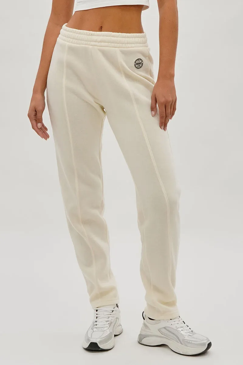 Fahrenheit Fleece Straight Leg Jogger Sweatpants - Cream sold by Fairweather