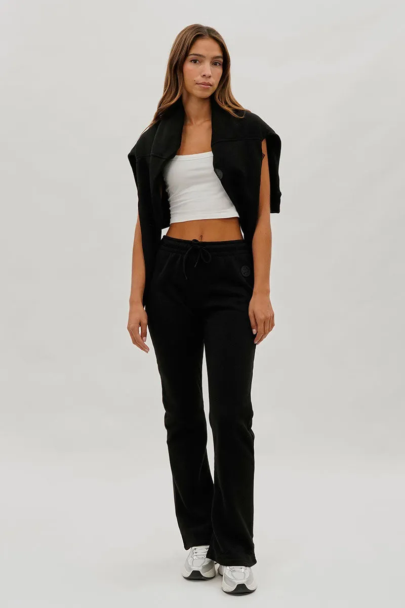 Fahrenheit Wide Leg Drawstring Sweatpants - Black sold by Fairweather product image thumbnail 5