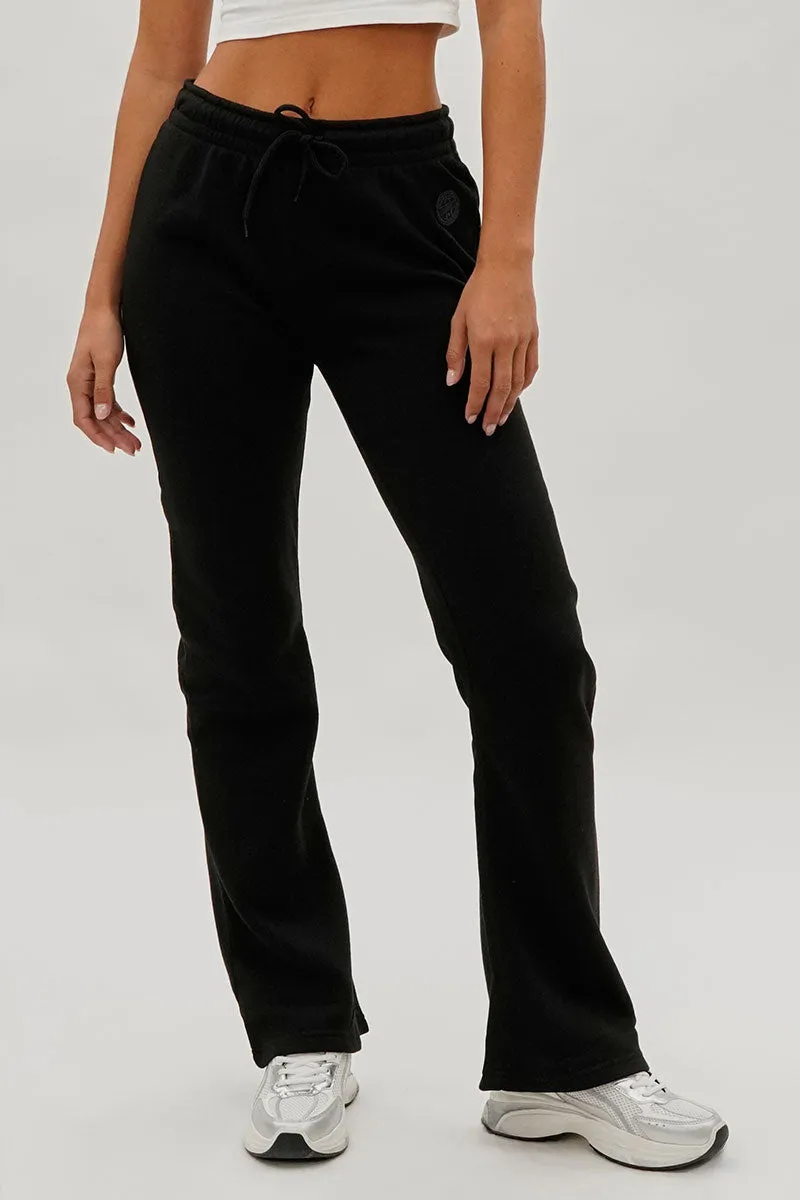 Fahrenheit Wide Leg Drawstring Sweatpants - Black sold by Fairweather