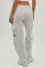 Fahrenheit Drawstring Cargo Pocket Sweatpants - Stone sold by Fairweather