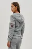 Fahrenheit Zip Up Utility Pocket Hoodie - Grey sold by Fairweather