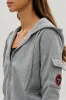 Fahrenheit Zip Up Utility Pocket Hoodie - Grey sold by Fairweather