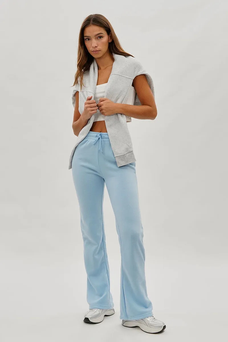 Wide Leg Drawstring Sweatpants - Aqua sold by Fairweather product image thumbnail 5