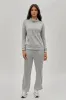 Fahrenheit Cowl Neck Sweatshirt - Grey sold by Fairweather