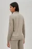 Fahrenheit Cowl Neck Sweatshirt - Cream sold by Fairweather