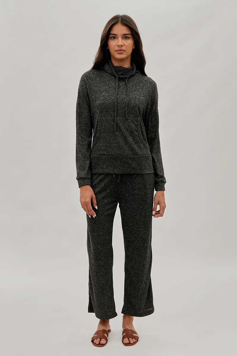 Cowl Neck Sweatshirt - Black sold by Fairweather product image thumbnail 5