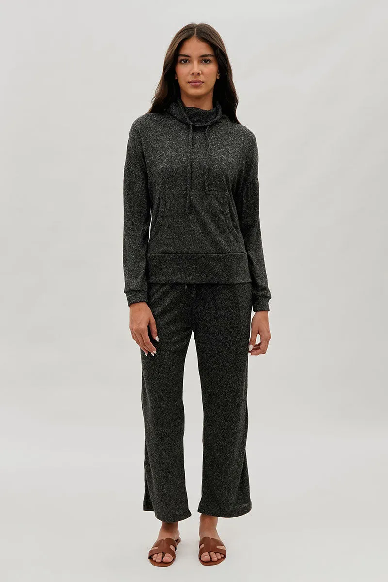 Fahrenheit Wide Leg Drawstring Sweatpants - Black sold by Fairweather product image thumbnail 5