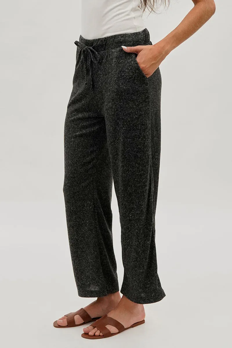 Fahrenheit Wide Leg Drawstring Sweatpants - Black sold by Fairweather product image thumbnail 2