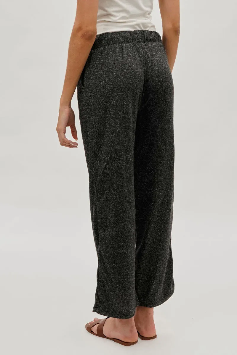 Fahrenheit Wide Leg Drawstring Sweatpants - Black sold by Fairweather product image thumbnail 3