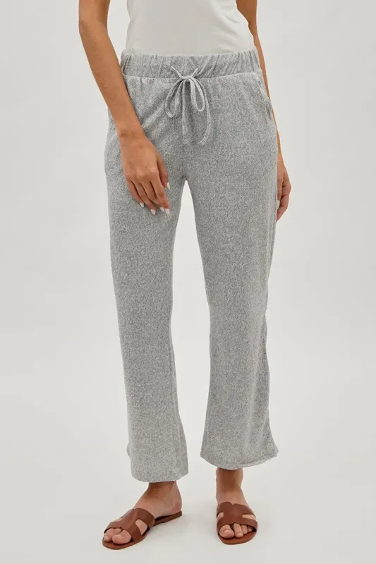 Fahrenheit Wide Leg Drawstring Sweatpants - Grey sold by Fairweather