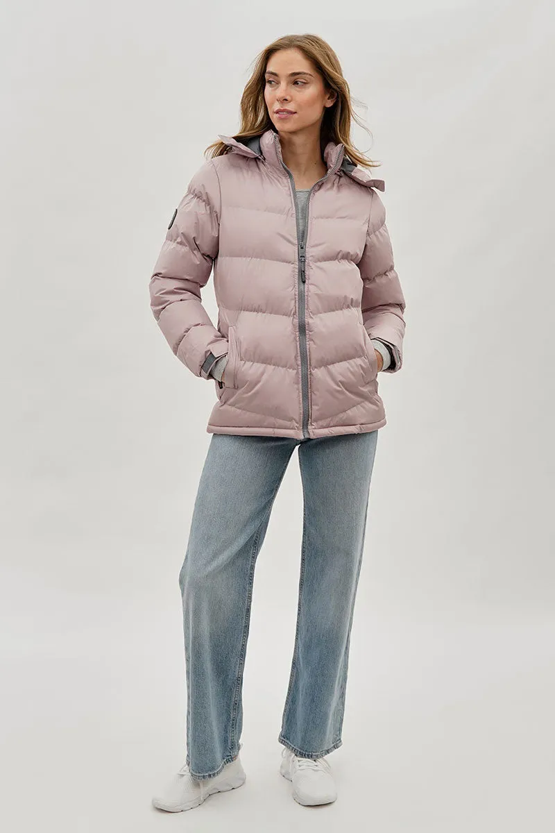 Canada Weather Gear Chevron Bomber Jacket - Pink sold by Fairweather product image thumbnail 5