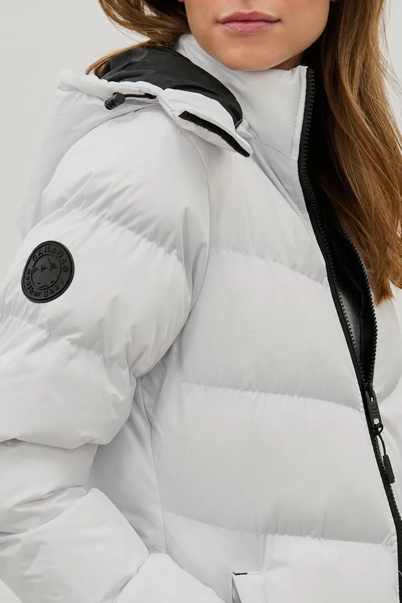 Canada Weather Gear Chevron Bomber Jacket - White sold by Fairweather product image thumbnail 4