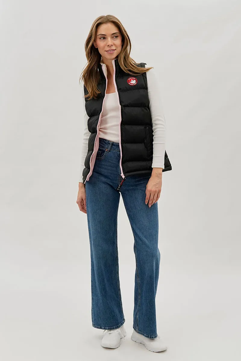 Canada Weather Gear Fleece Lined Collar Puffer Vest - Black sold by Fairweather product image thumbnail 5