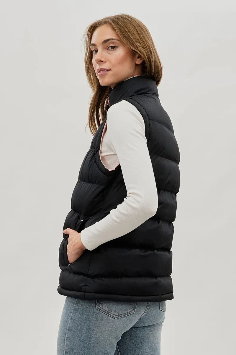 Canada Weather Gear Fleece Lined Collar Puffer Vest - Navy sold by Fairweather product image thumbnail 3