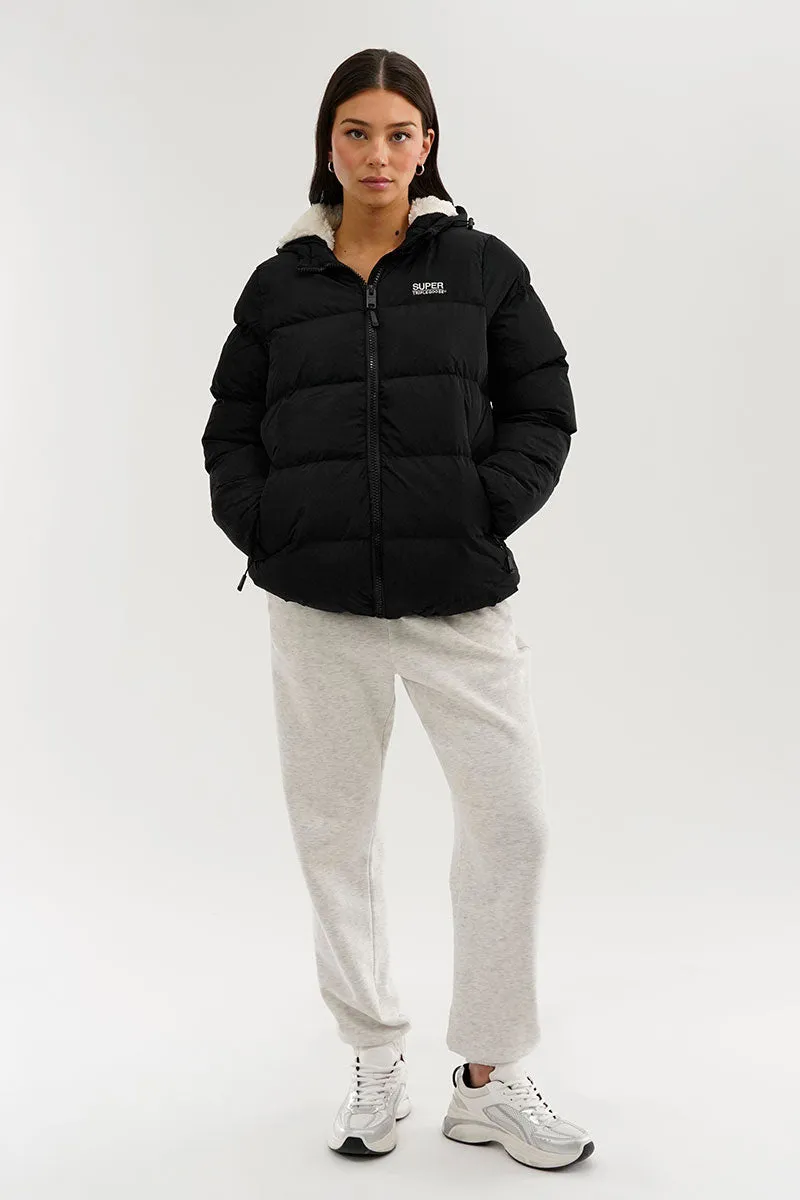 Super Triple Goose Colour Block Bomber Jacket - Black sold by Fairweather product image thumbnail 5