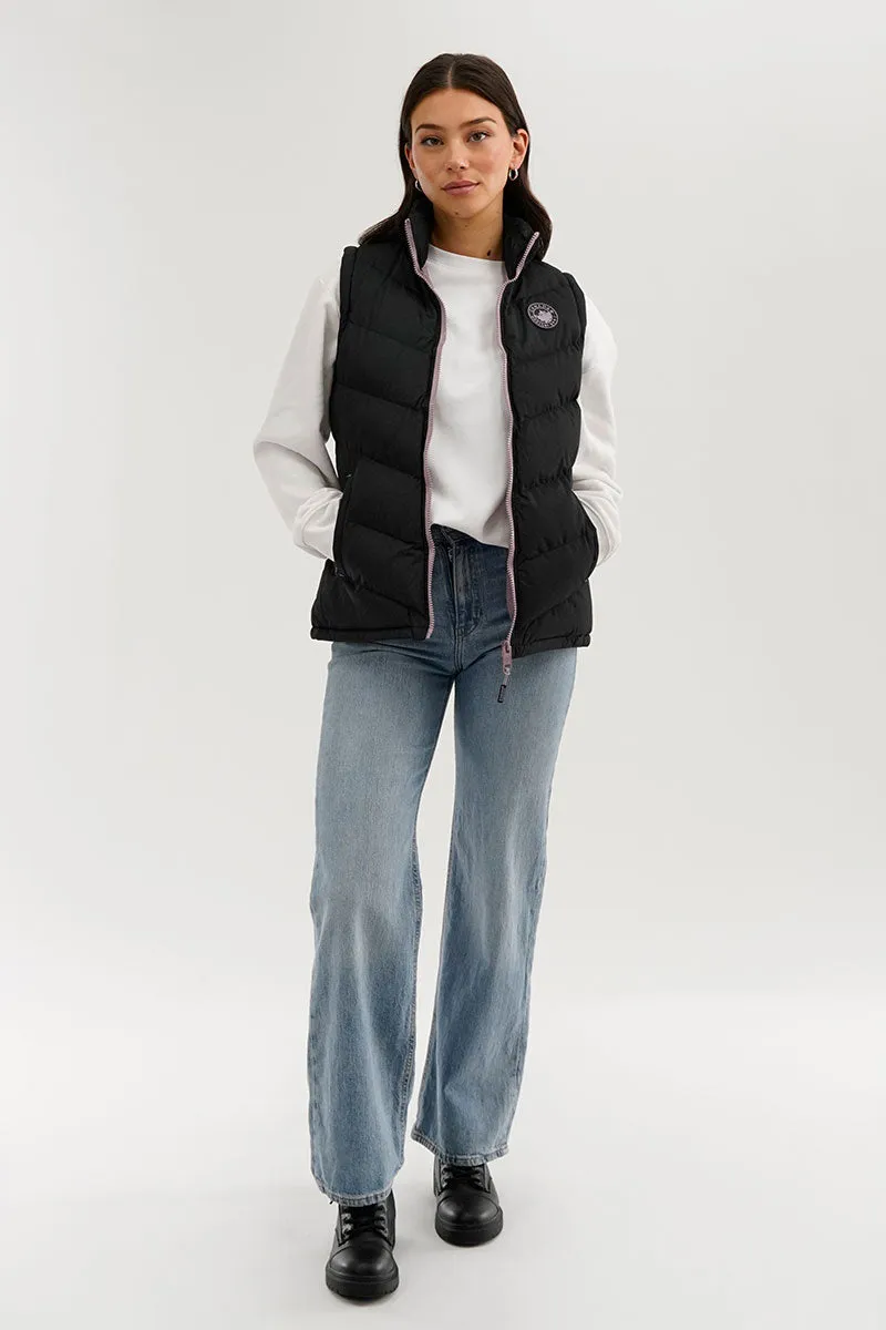 Canada Weather Gear Chevron Puffer Vest - Black sold by Fairweather product image thumbnail 5