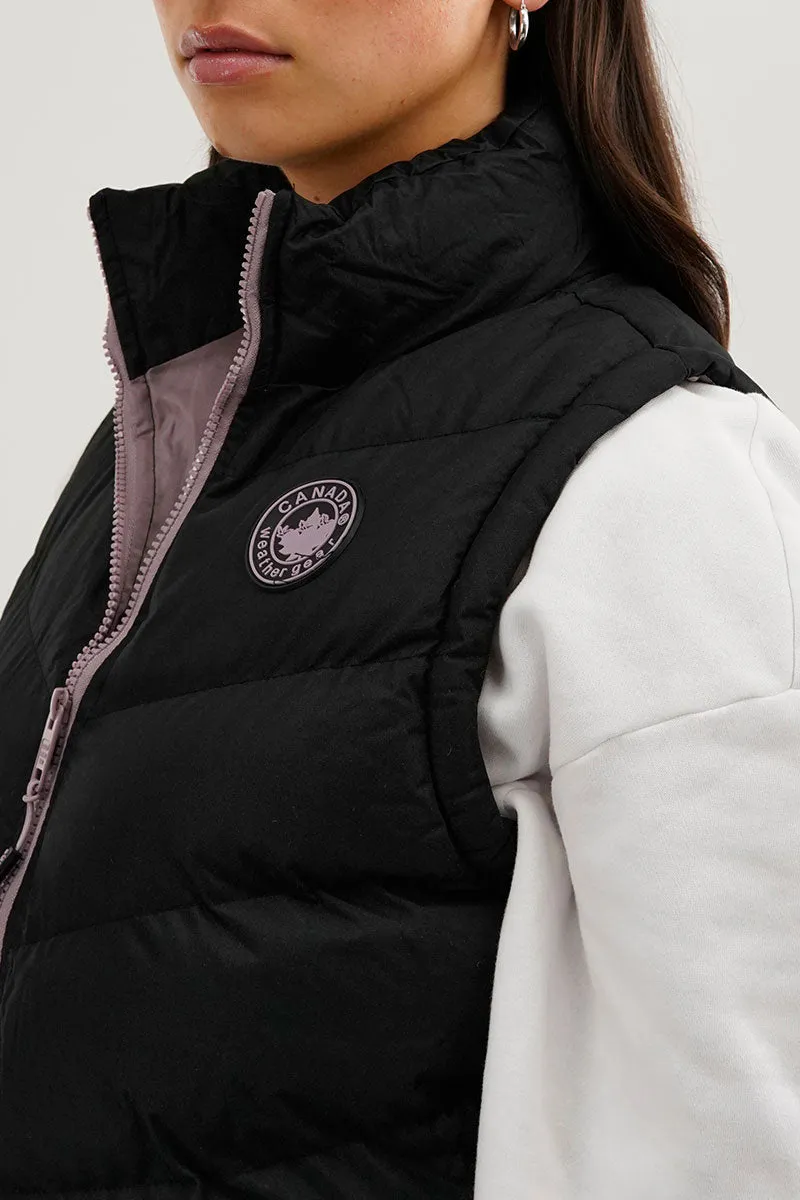 Canada Weather Gear Chevron Puffer Vest - Black sold by Fairweather product image thumbnail 4