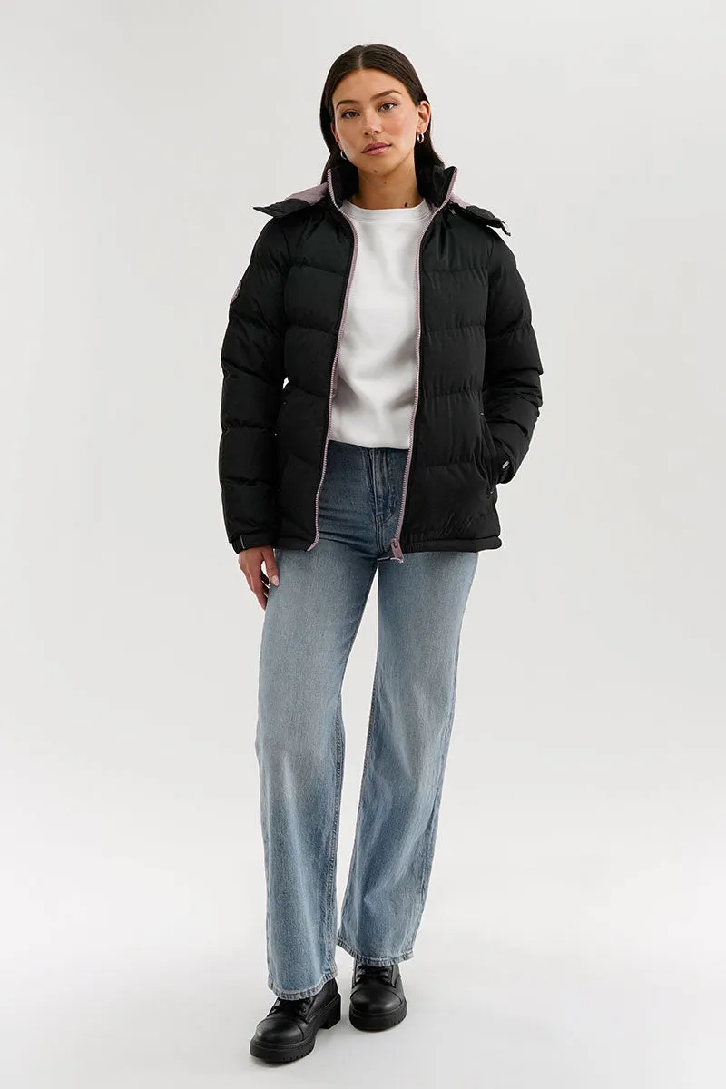 Canada Weather Gear Chevron Bomber Jacket - Black sold by Fairweather product image thumbnail 5