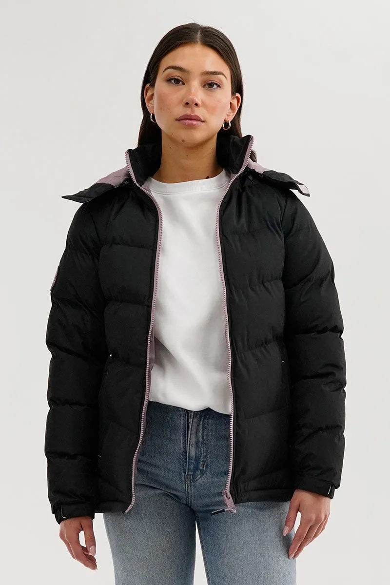 Canada Weather Gear Chevron Bomber Jacket - Black sold by Fairweather