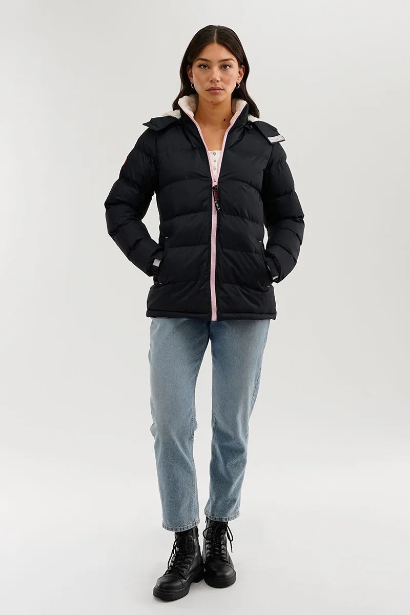 Canada Weather Gear Sherpa Lined Collar Bomber Jacket - Navy sold by Fairweather product image thumbnail 5