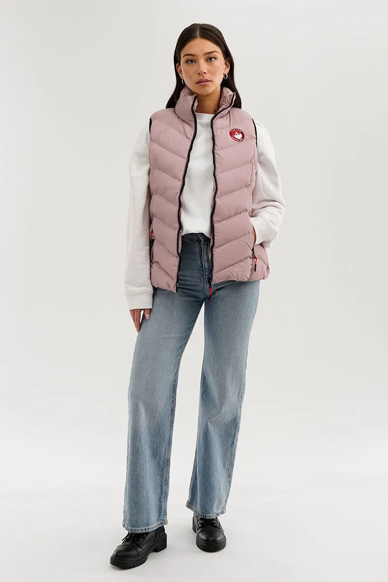 Canada Weather Gear Chevron Bubble Vest - Pink sold by Fairweather product image thumbnail 5
