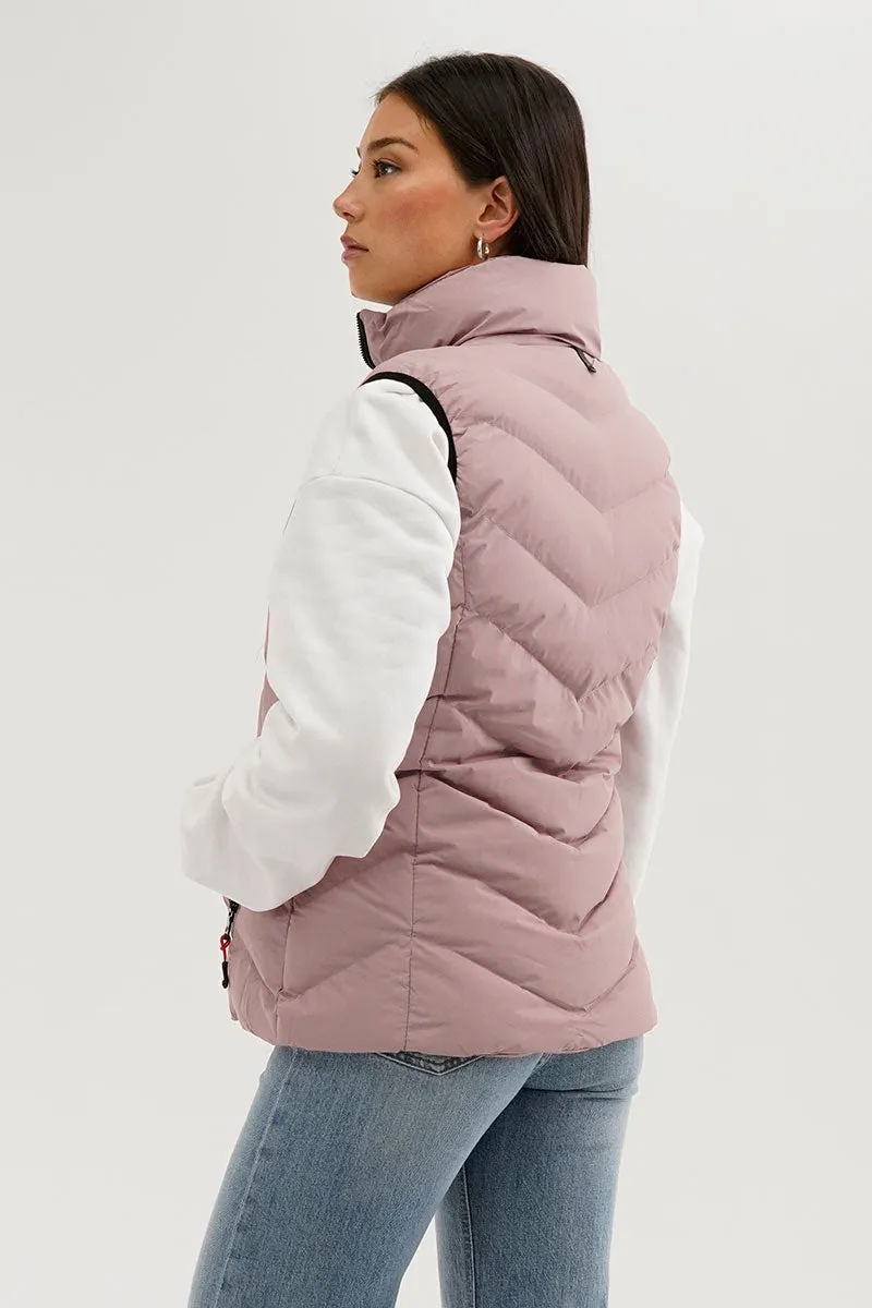 Canada Weather Gear Chevron Bubble Vest - Pink sold by Fairweather product image thumbnail 3