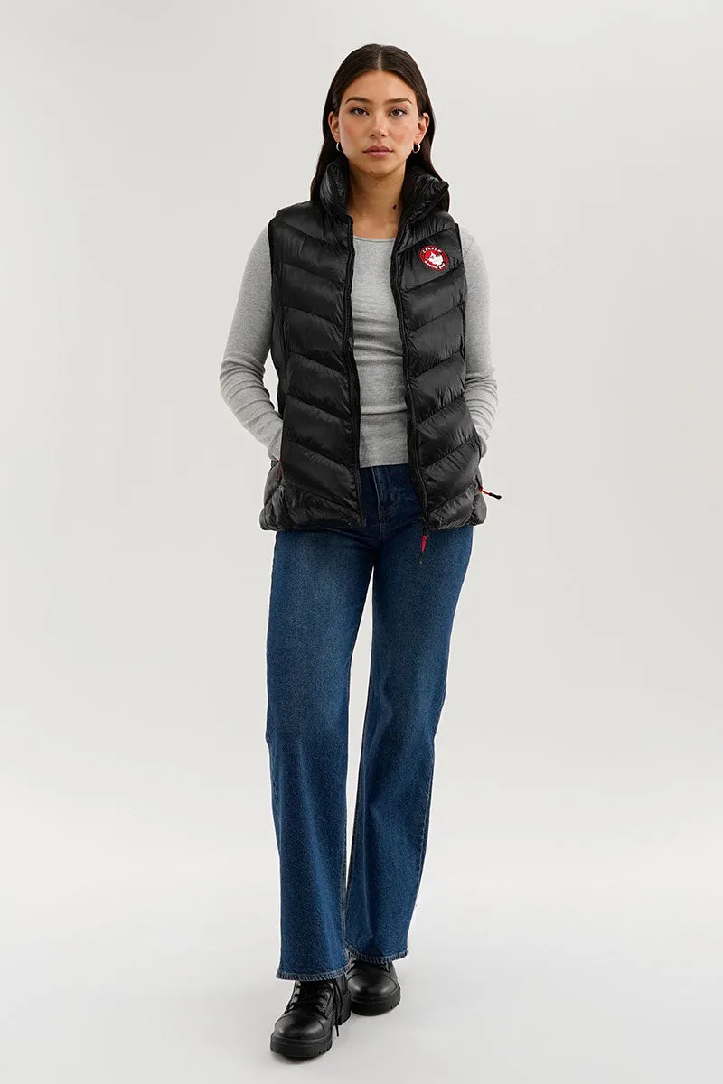 Canada Weather Gear Chevron Bubble Vest - Black sold by Fairweather product image thumbnail 5