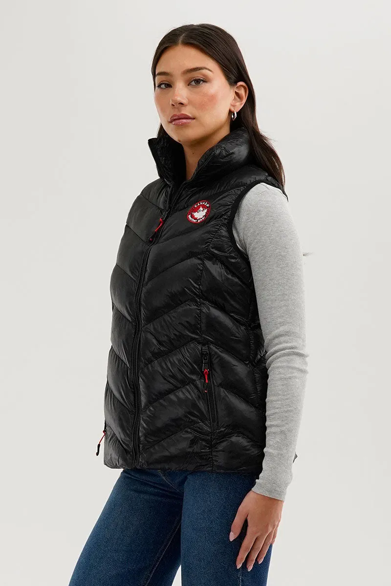 Canada Weather Gear Chevron Bubble Vest - Black sold by Fairweather product image thumbnail 2