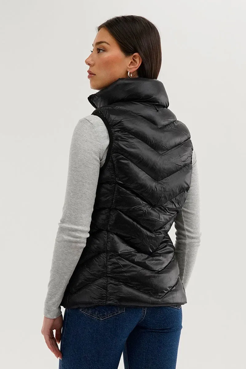 Canada Weather Gear Chevron Bubble Vest - Black sold by Fairweather product image thumbnail 3