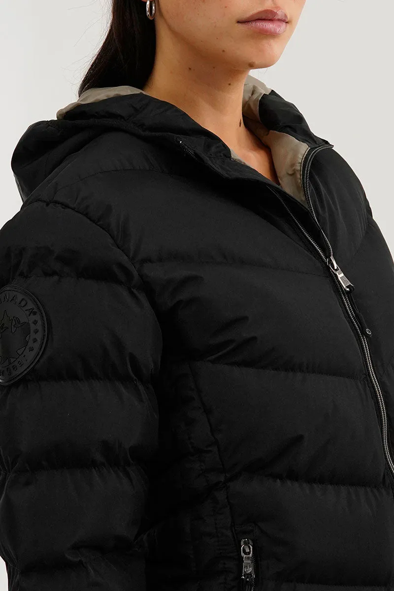 Canada Weather Gear Chevron Quilted Bomber Jacket - Black sold by Fairweather product image thumbnail 4