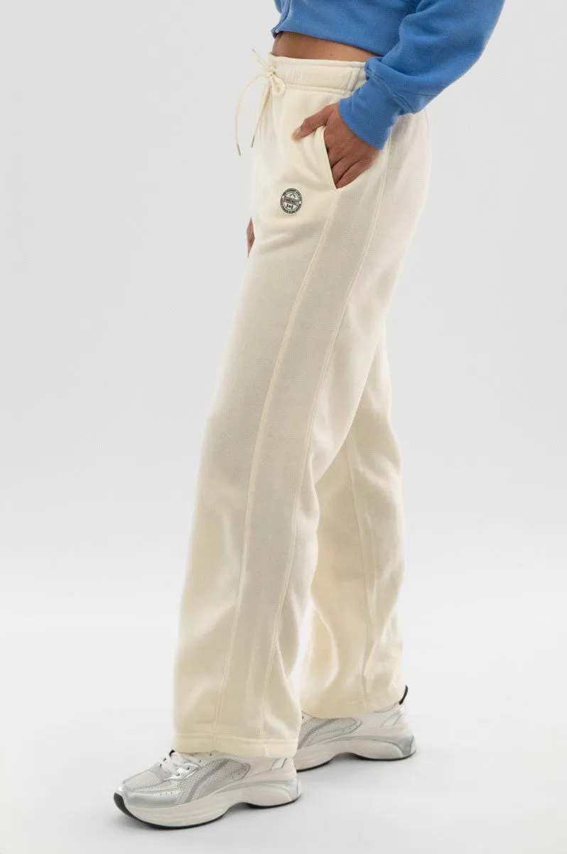 Fahrenheit Wide Leg Fleece Sweatpants - Cream sold by Fairweather product image thumbnail 2